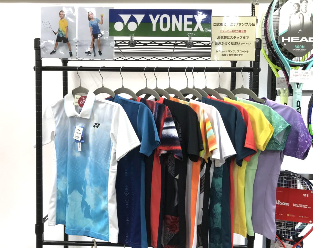 YONEX ジュニアウェア展示会