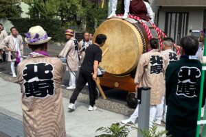 八幡神社大祭に協賛しました