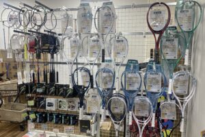 ソフトテニス・バドミントンコーナー設置！